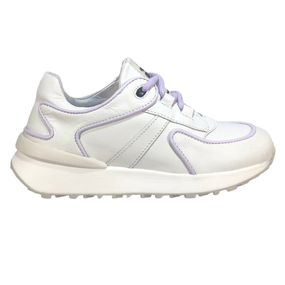 PIEDRO maat 35 lerensneaker wit en of roze gratis verzenden, Kinderen en Baby's, Kinderkleding | Schoenen en Sokken, PIEDRO, Schoenen