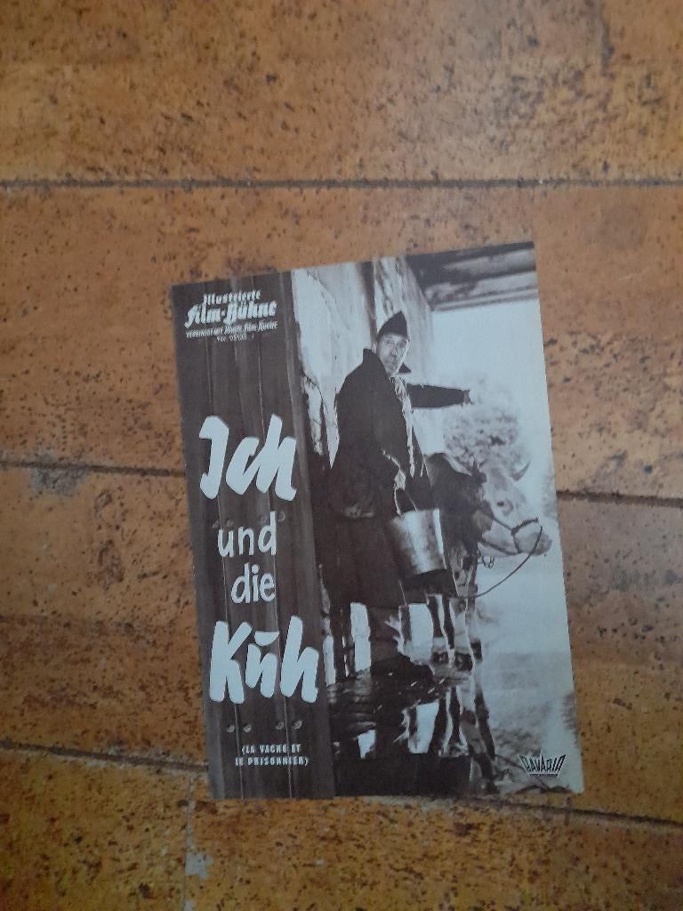 La vache et le prisonnier Filmprogramma Fernandel, Ophalen of Verzenden, Zo goed als nieuw, Foto of Kaart