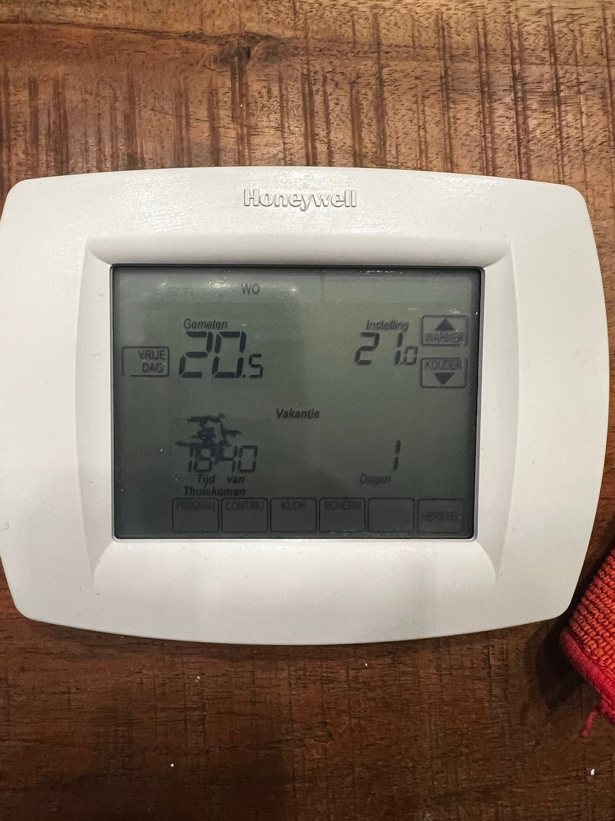 Honeywell Thermostaat THB100DU1004 - Gebruikt, Ophalen, Slimme thermostaat, Gebruikt