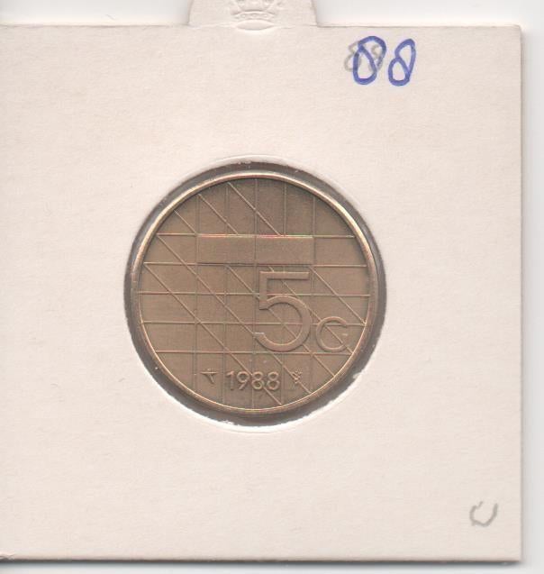 Meerdere U.N.C vijf gulden munten 1988 / 2001, Postzegels en Munten, Munten | Nederland, Ophalen of Verzenden, Koningin Beatrix
