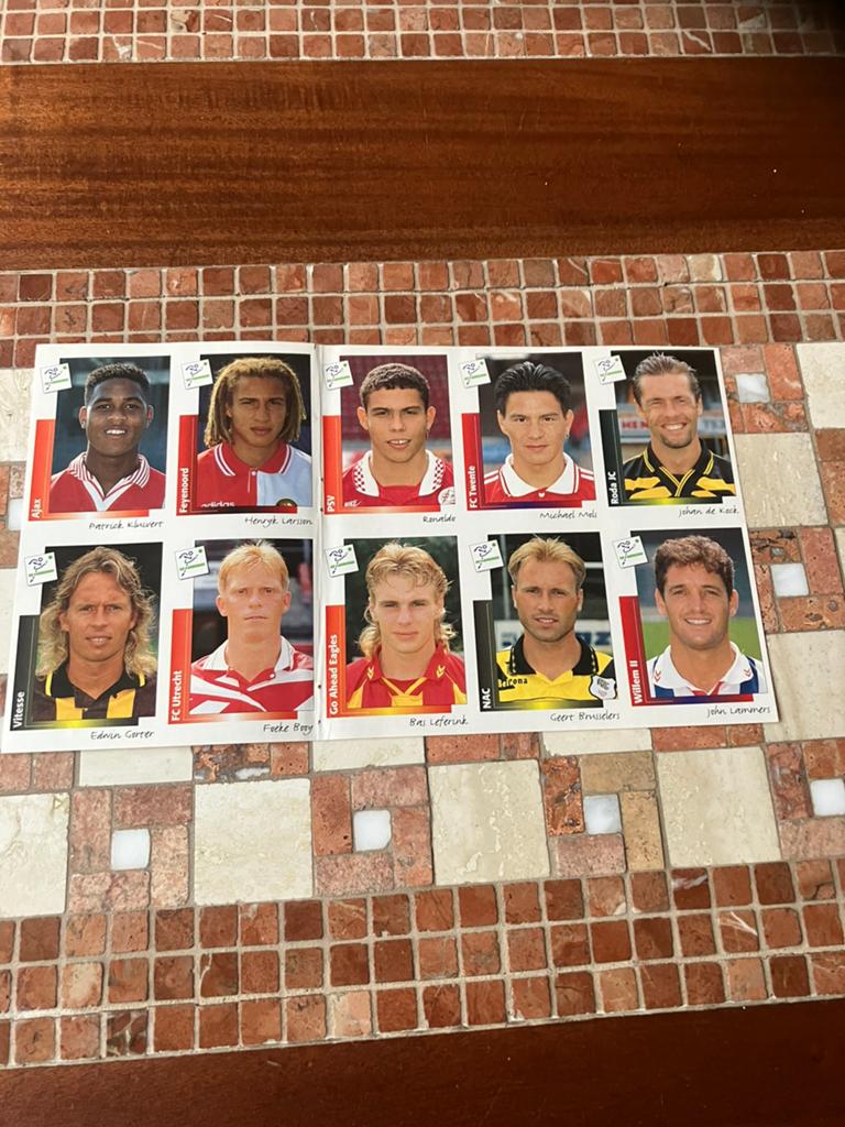 Stickervel panini 96 Ronaldo, Ophalen of Verzenden, Zo goed als nieuw, Buitenlandse clubs, Poster, Plaatje of Sticker
