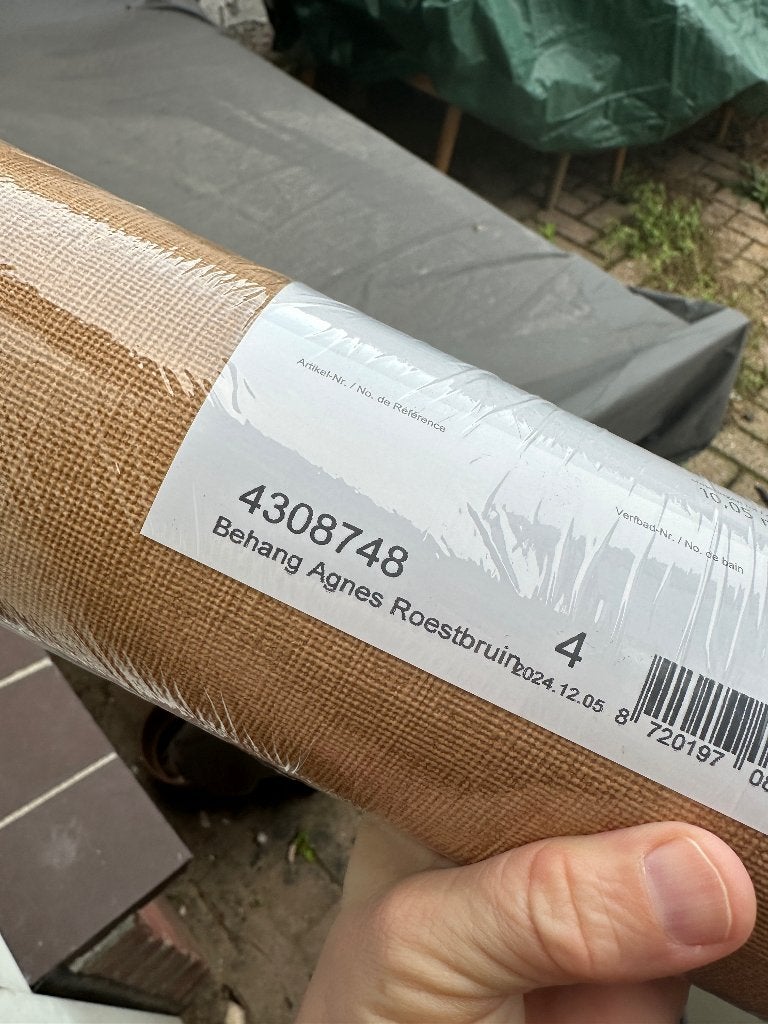 Okergeel vliesbehang 1 rol 10m, Ophalen, Natuurlijk, Overige merken, Geel