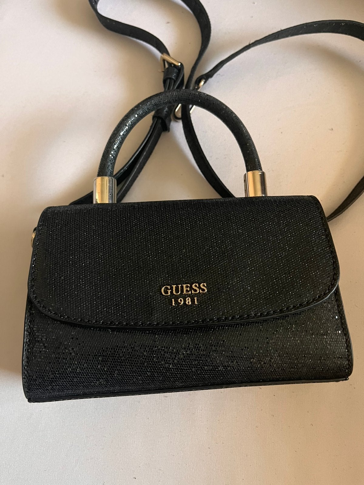 Guess tas | Guess bag | Glitter | Guess, Ophalen, Nieuw, Zwart, Overige typen