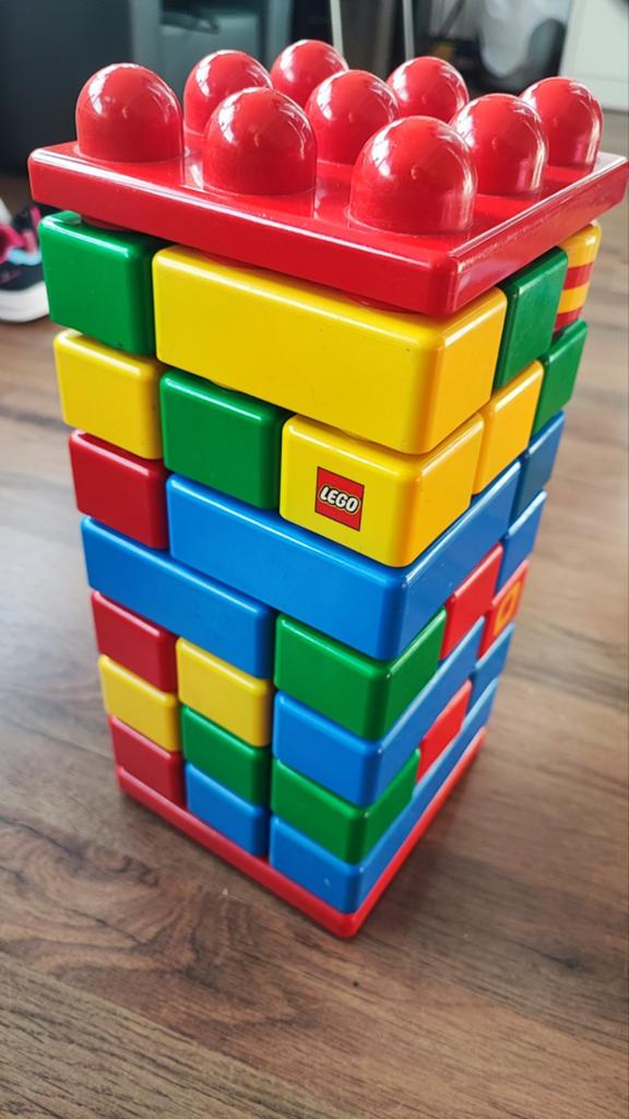 Lego Duplo Primo set - ongeveer 45 blokjes en 2 plaatjes, Ophalen of Verzenden, Gebruikt, Losse stenen, Lego Primo