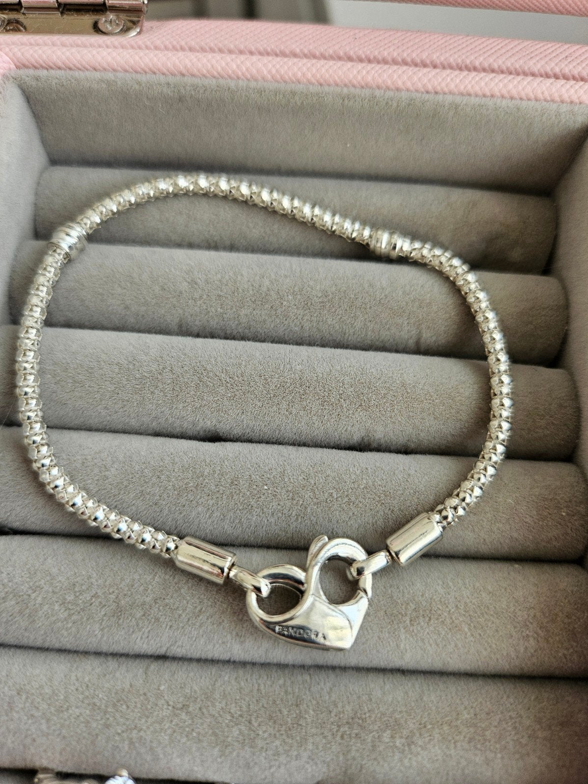 Pandora Moments Studded Zilveren Armband 18 cm, Ophalen of Verzenden, Nieuw, Zilver