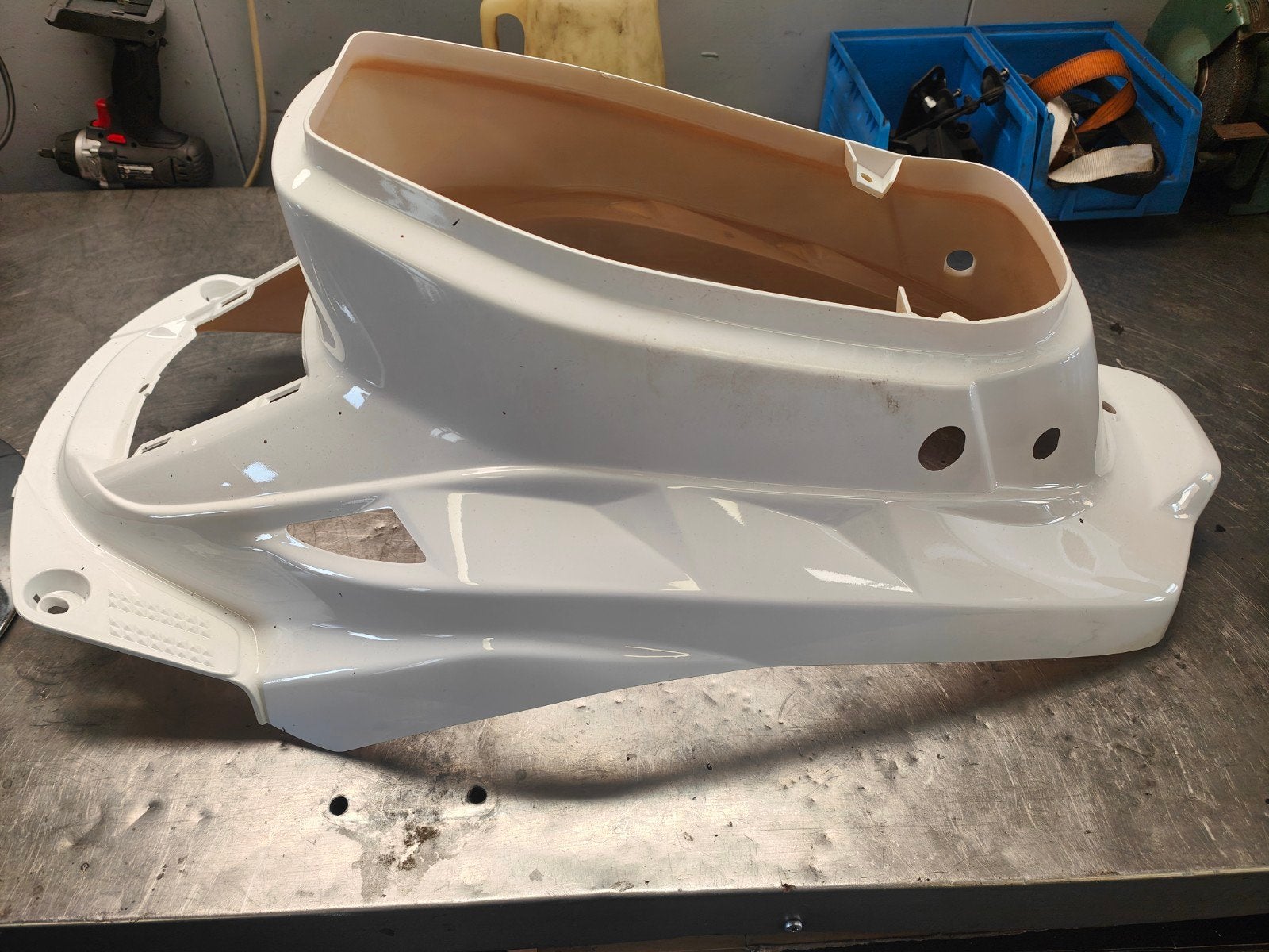 Achterkap Yamaha BWS Nieuw (klein scheurtje), Fietsen en Brommers, Ophalen of Verzenden, Nieuw, Kap, Yamaha