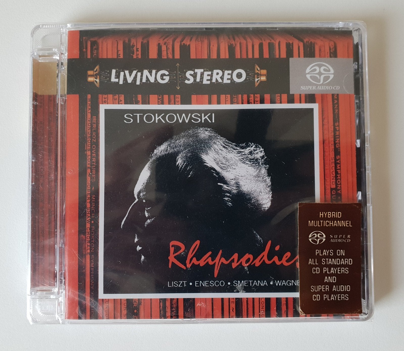 Stokowski Rapsodies SACD Super Audio CD nieuw in seal, Ophalen of Verzenden, Classicisme, Nieuw in verpakking, Overige typen