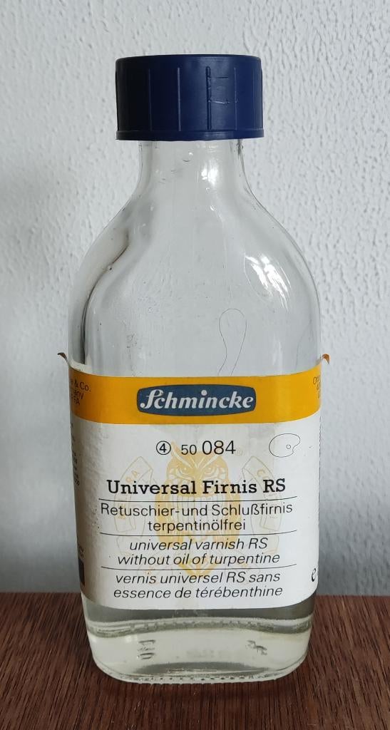 Universal Firnis RS 200 ml. Schmincke., Ophalen of Verzenden, Gebruikt, Overige typen