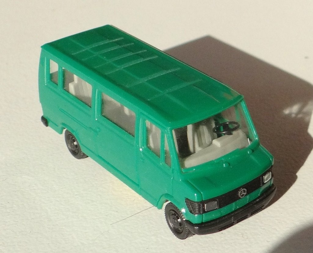 Herpa 4070 MB 207 personenbus Polizei groen, Verzenden, Nieuw, Auto, Herpa