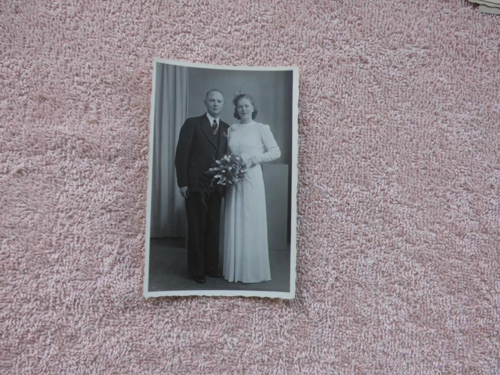 Foto Comello en zoon  Drachten 14 juni 1941, Gebruikt, Foto, Ophalen of Verzenden, Voor 1940
