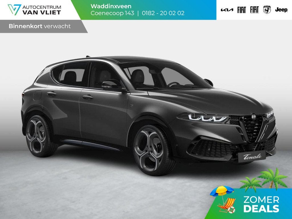 Alfa Romeo Tonale 1.3 Ibrida Plug-In Q4 270pk AWD Ti | 20" |, Auto's, Alfa Romeo, Automaat, 4 cilinders, 150 min, Hybride Elektrisch/Benzine