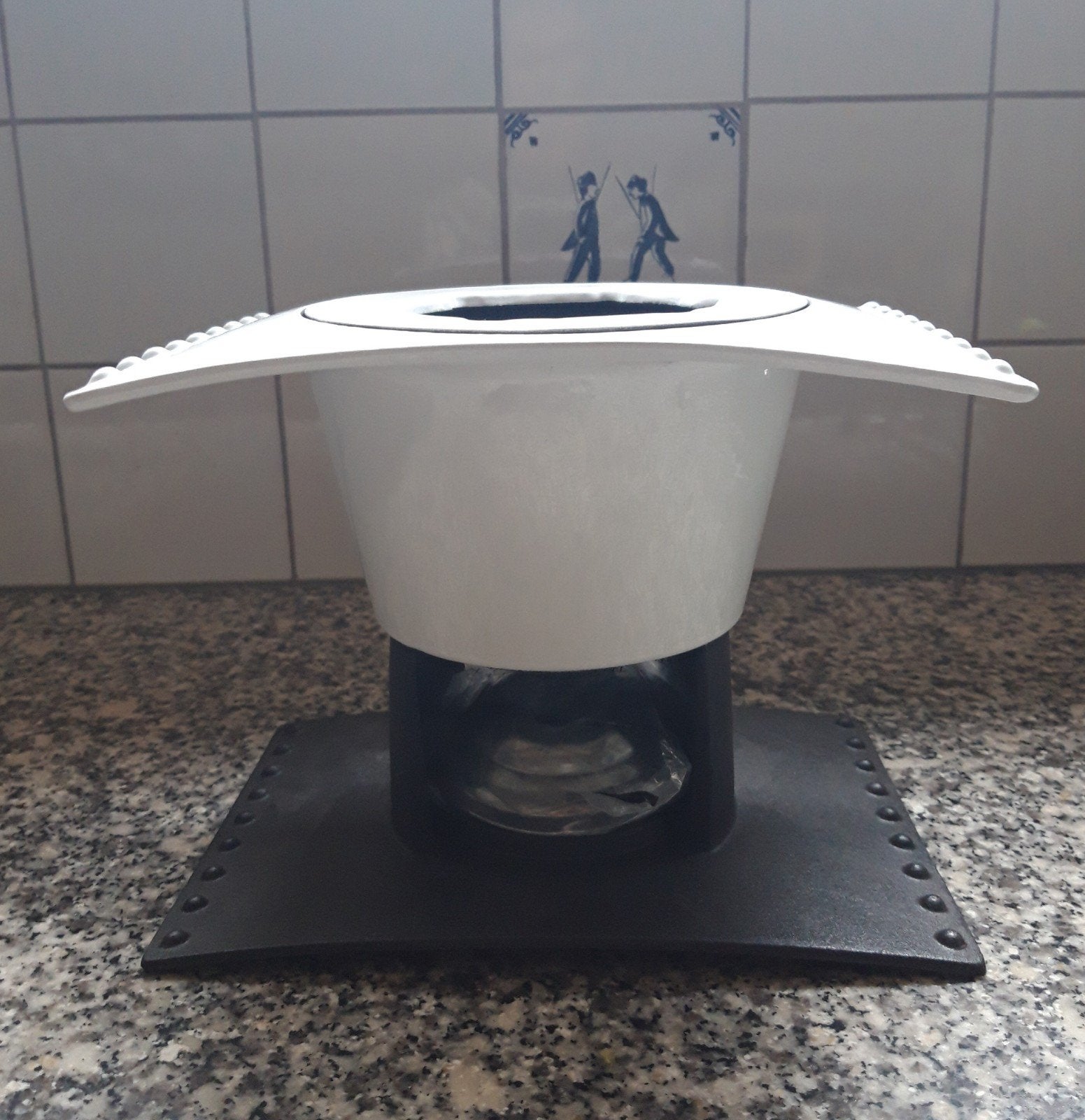 Nieuw gietijzeren fonduestel, Ophalen, Nieuw, Brander, Fondueset