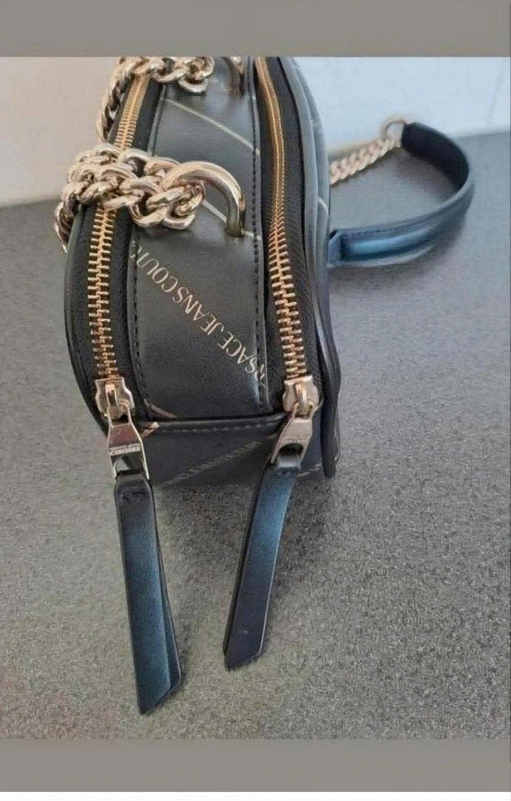 Versace Jeans Couture, Verzenden, Zo goed als nieuw, Zwart, Avondtasje