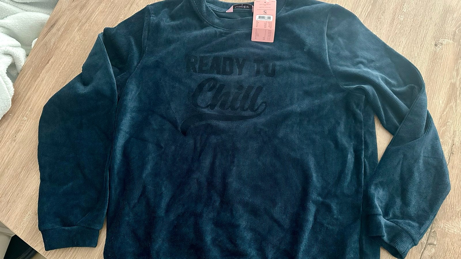 Hunkemöller 'Ready to Chill' sweater - Nieuw met kaartje, Nieuw, Ophalen of Verzenden, Lange mouw, Maat 36 (S)