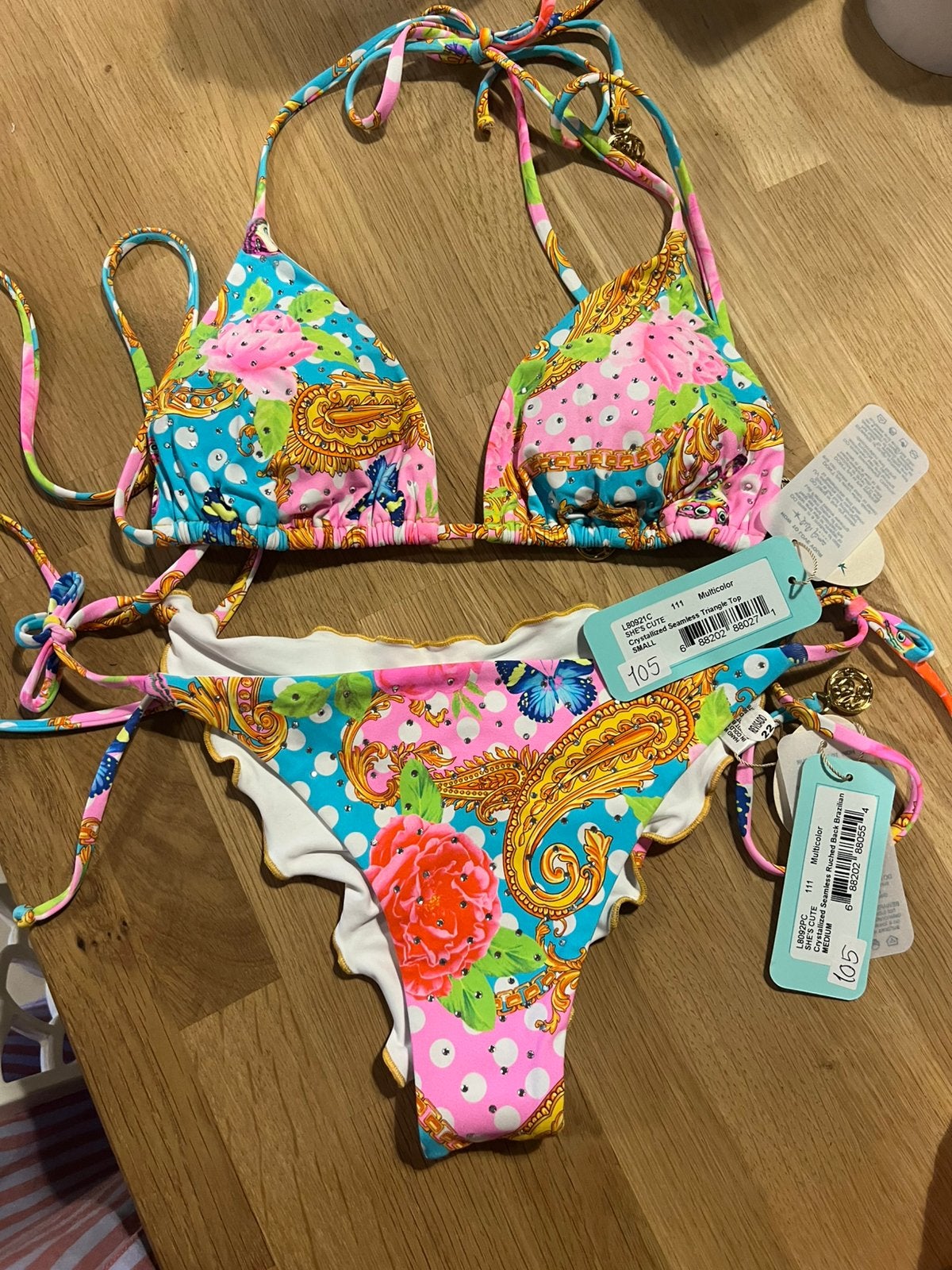 Luli fama bikini slip M top S NIEUW!! Set nu €75,-, Kleding | Dames, Badmode en Zwemkleding, Ophalen of Verzenden, Nieuw, Bikini