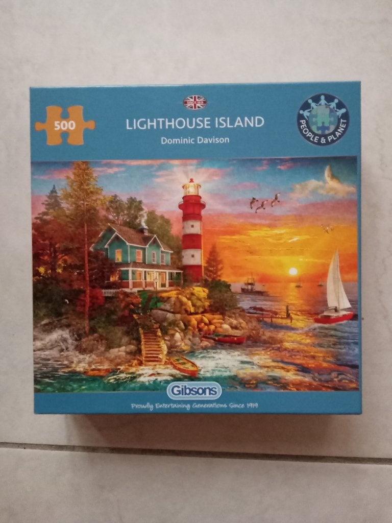 Lighthouse Island 500 stukjes, Ophalen, 500 t/m 1500 stukjes, Zo goed als nieuw