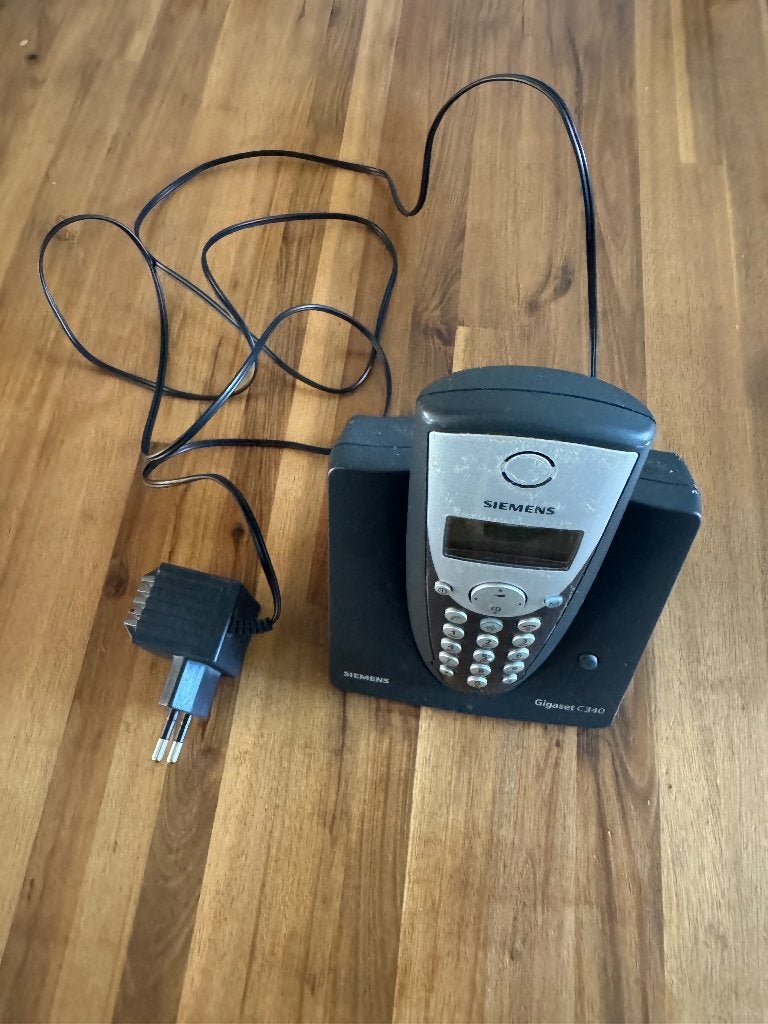 Siemens Gigaset C340 draadloze telefoon met lader, Ophalen of Verzenden, Gebruikt, 1 handset
