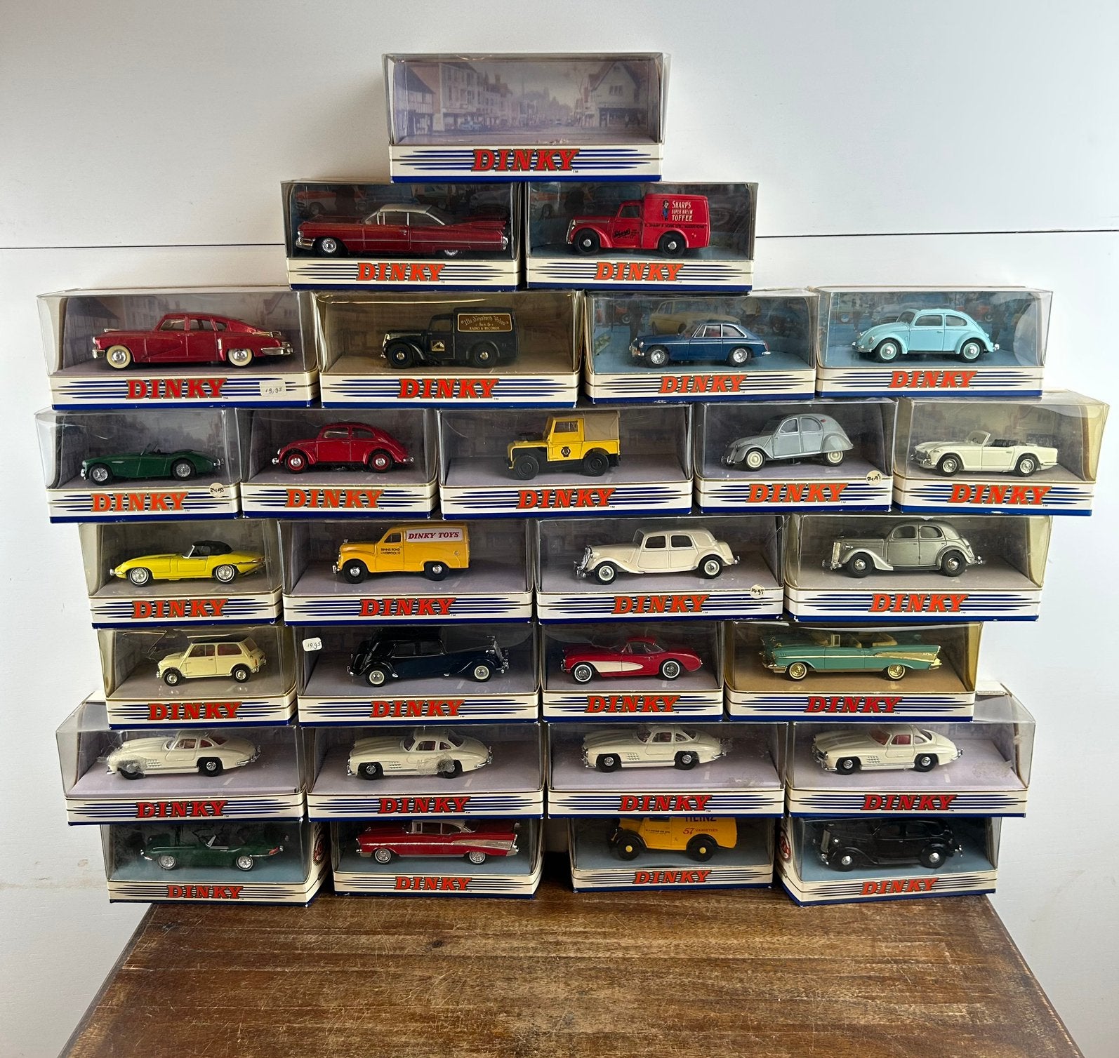 Dinky modellen 27 stuks, Ophalen of Verzenden, Zo goed als nieuw, Auto, Dinky Toys
