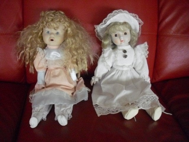 2 Antieke-Sierpoppen, Ophalen of Verzenden