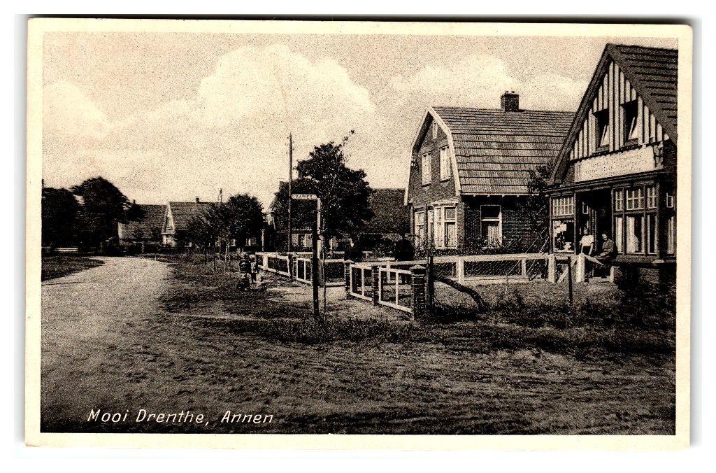 Annen, Mooi Drenthe, Verzamelen, Ansichtkaarten | Nederland, Gelopen, Drenthe, 1940 tot 1960, Verzenden