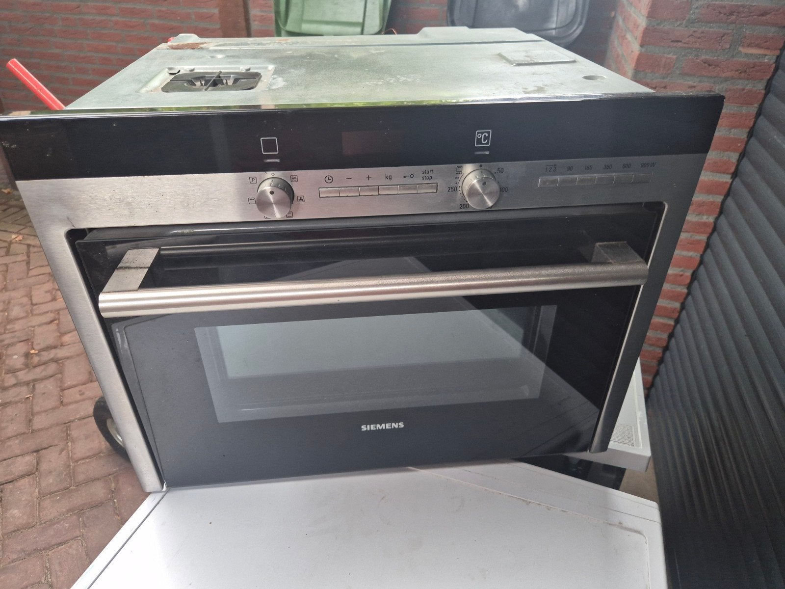 Siemens Inbouw Combi Magnetron Hetelucht Oven, Gebruikt, Siemens, Ophalen of Verzenden, Combi-oven