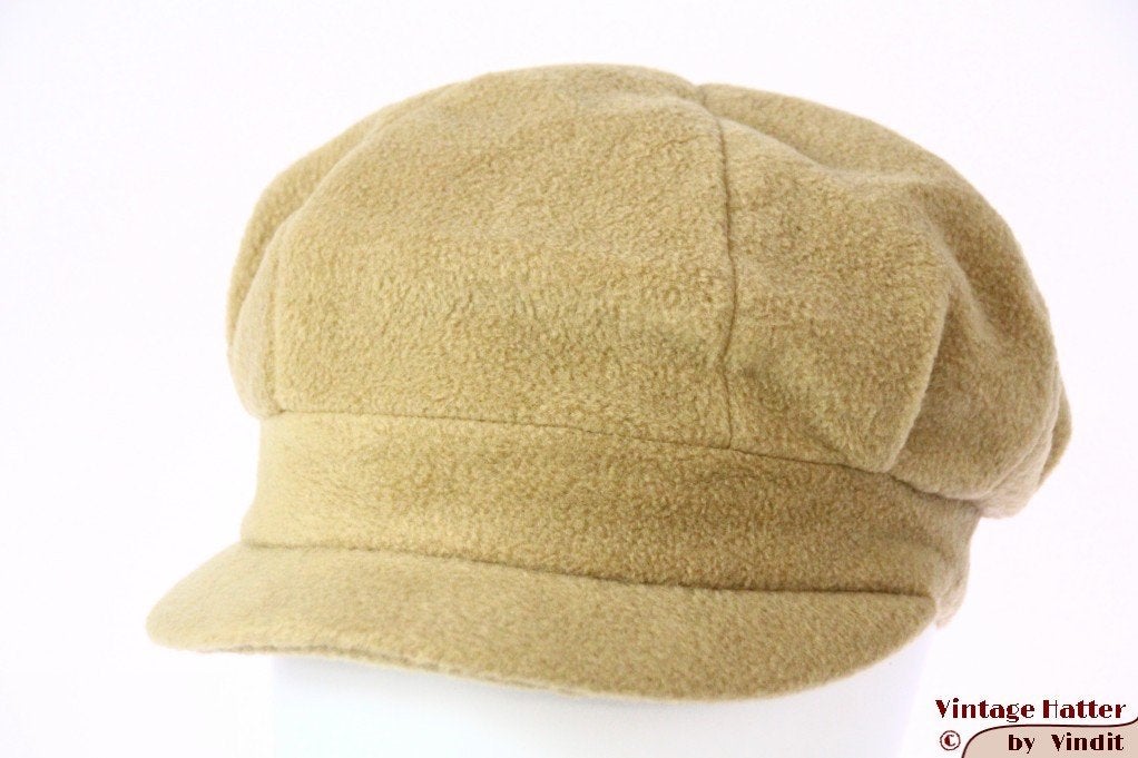 Winter ballonpet RV International geel beige fleece 55-57, Kleding | Dames, 56 of 57 cm (M, 7 of 7⅛ inch), Nieuw, Ophalen of Verzenden