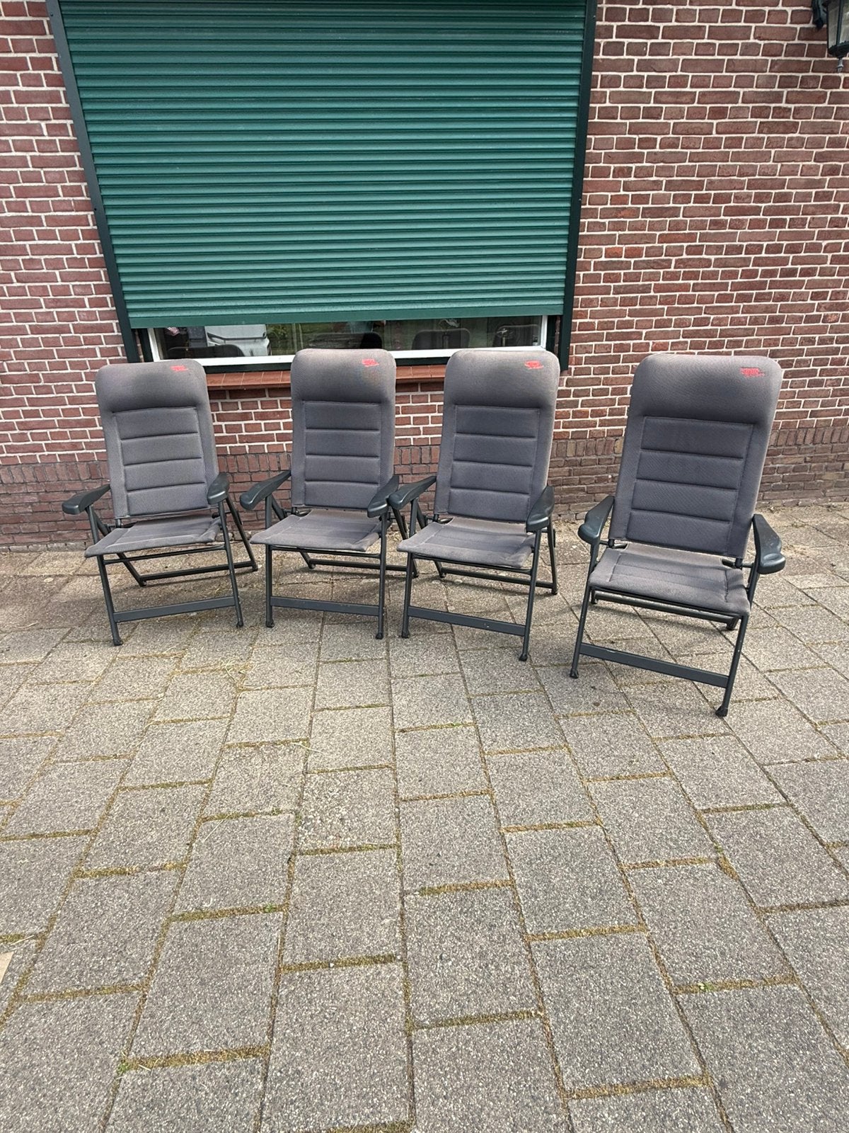 4 x crespo aire, Caravans en Kamperen, Kampeermeubelen, Ophalen of Verzenden, Gebruikt, Campingstoel