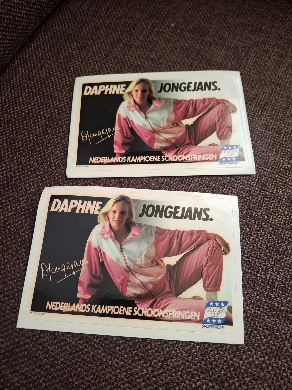 Schoonspringen Daphne Jongejans stickers, Ophalen of Verzenden