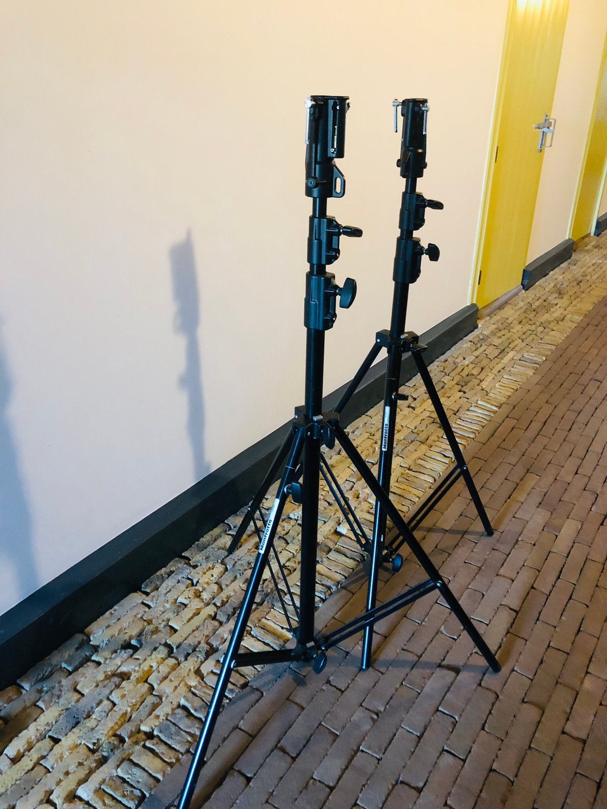 2x Manfrotto Heavy Duty, Ophalen, Zo goed als nieuw, Audio