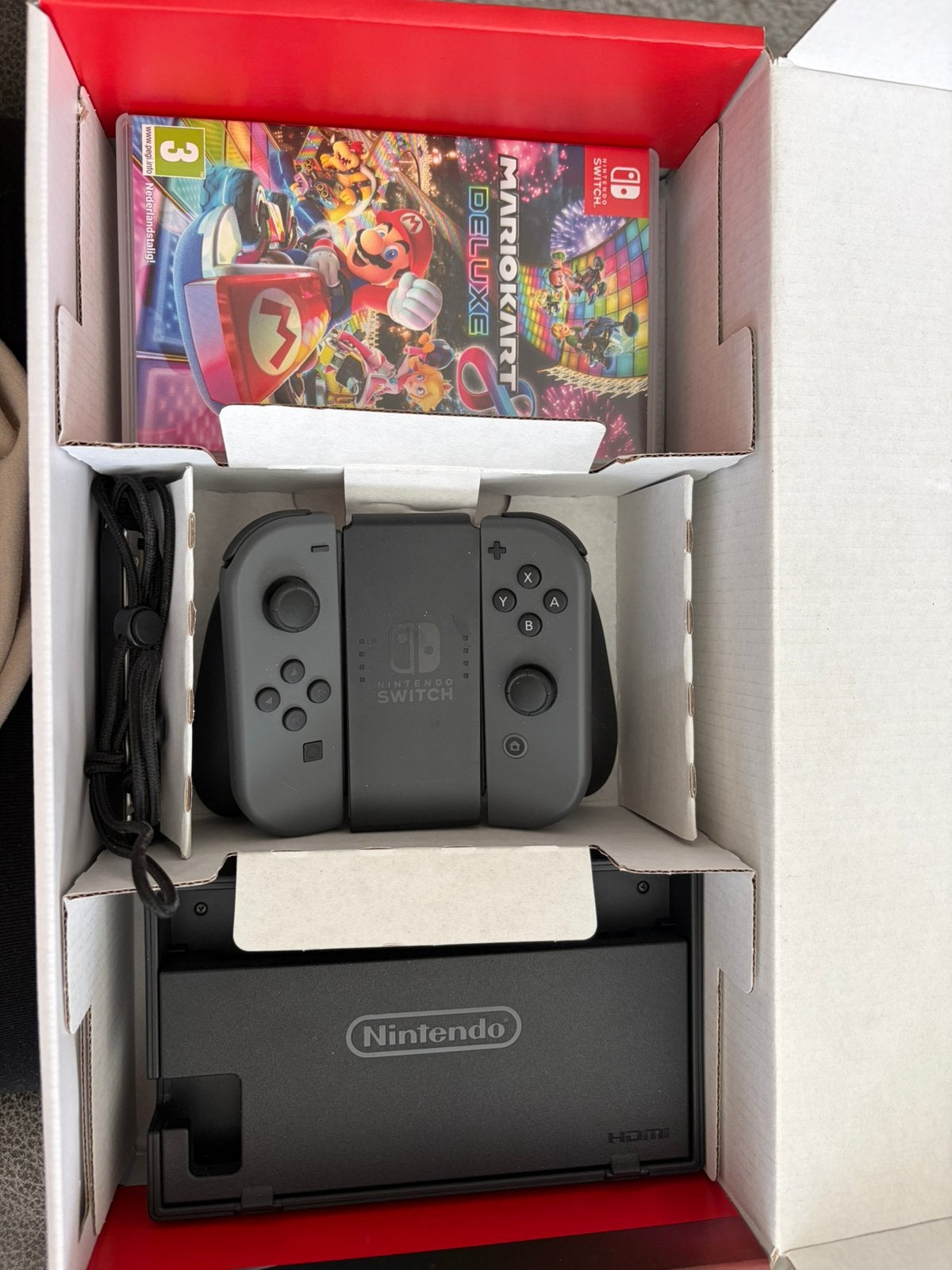 Nintendo Switch met 2 spellen., Ophalen, Zo goed als nieuw, Met 2 controllers, Switch 2019 Upgrade
