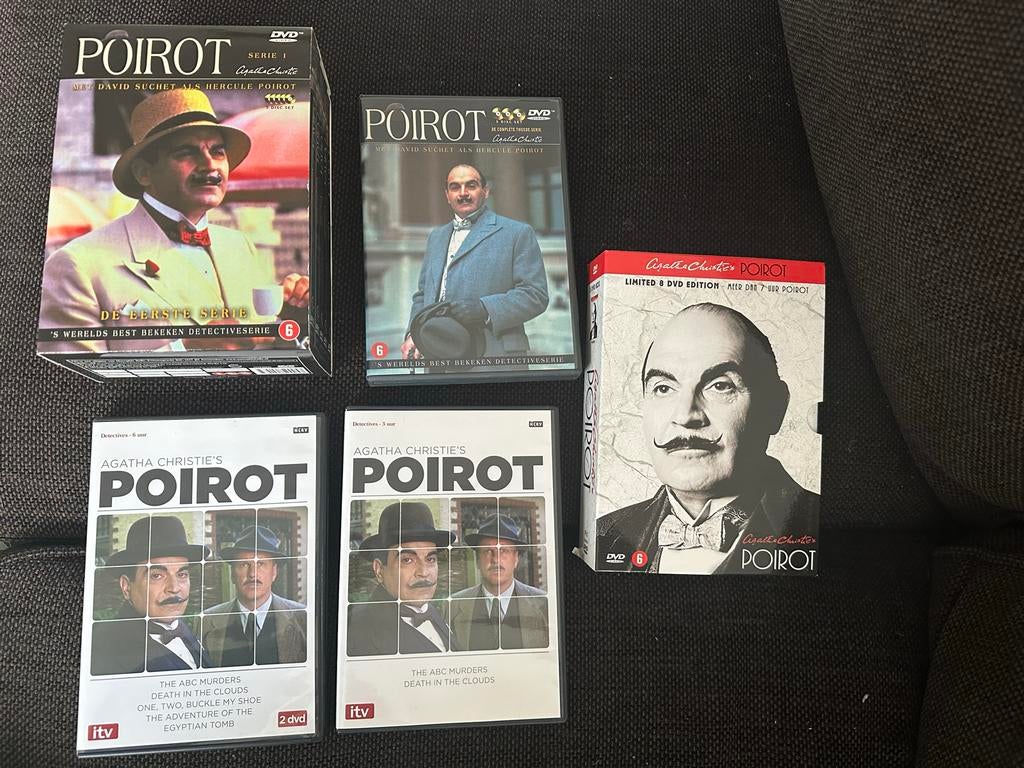 Agatha Christie's Poirot DVD Collectie - Serie 1, 2 + Meer, Ophalen of Verzenden, Zo goed als nieuw, Vanaf 6 jaar, Boxset