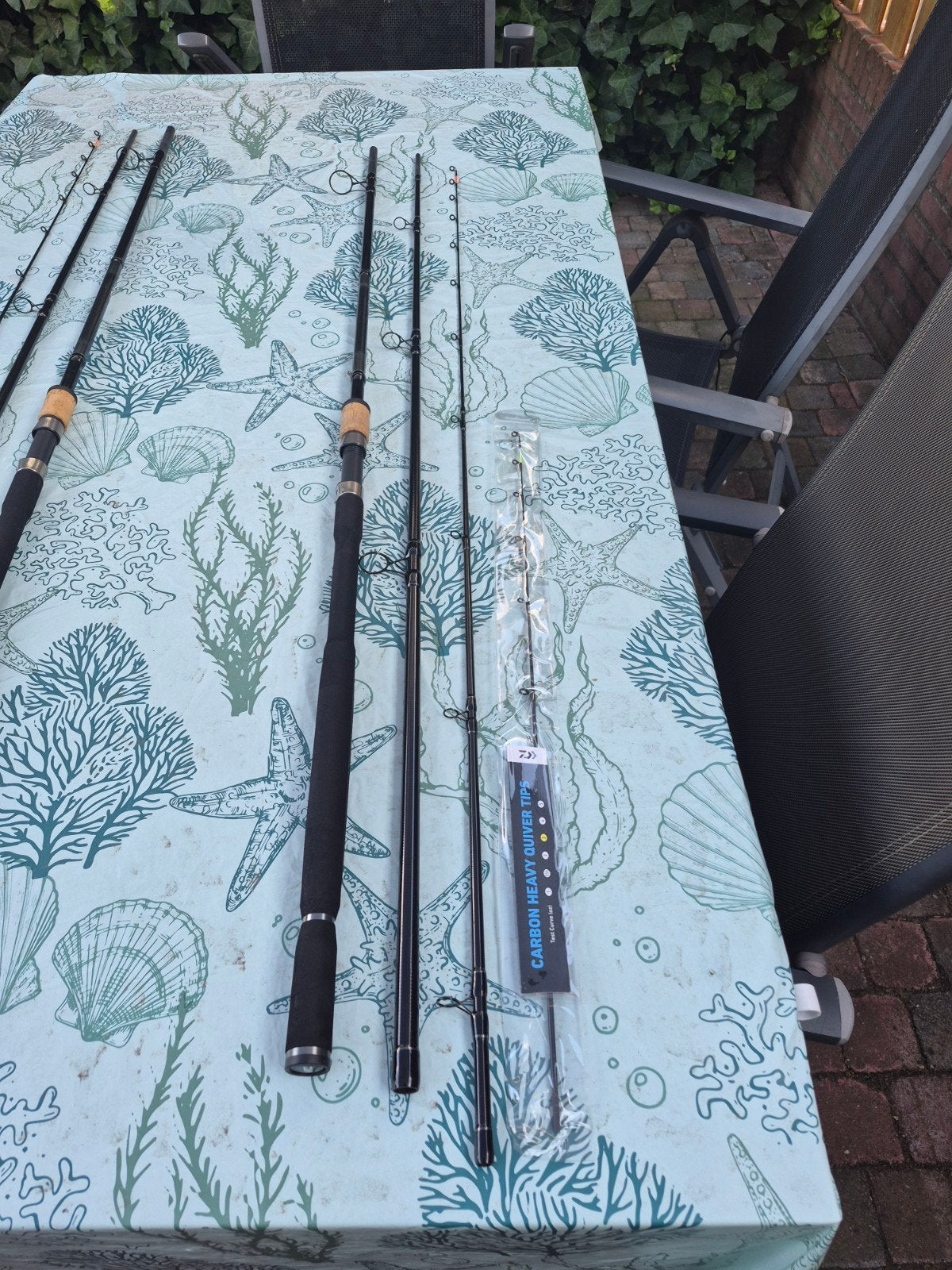 Daiwa N’Zon Super Slim Carp Feeder Set (12ft & 13ft), Ophalen, Zo goed als nieuw, Werphengel