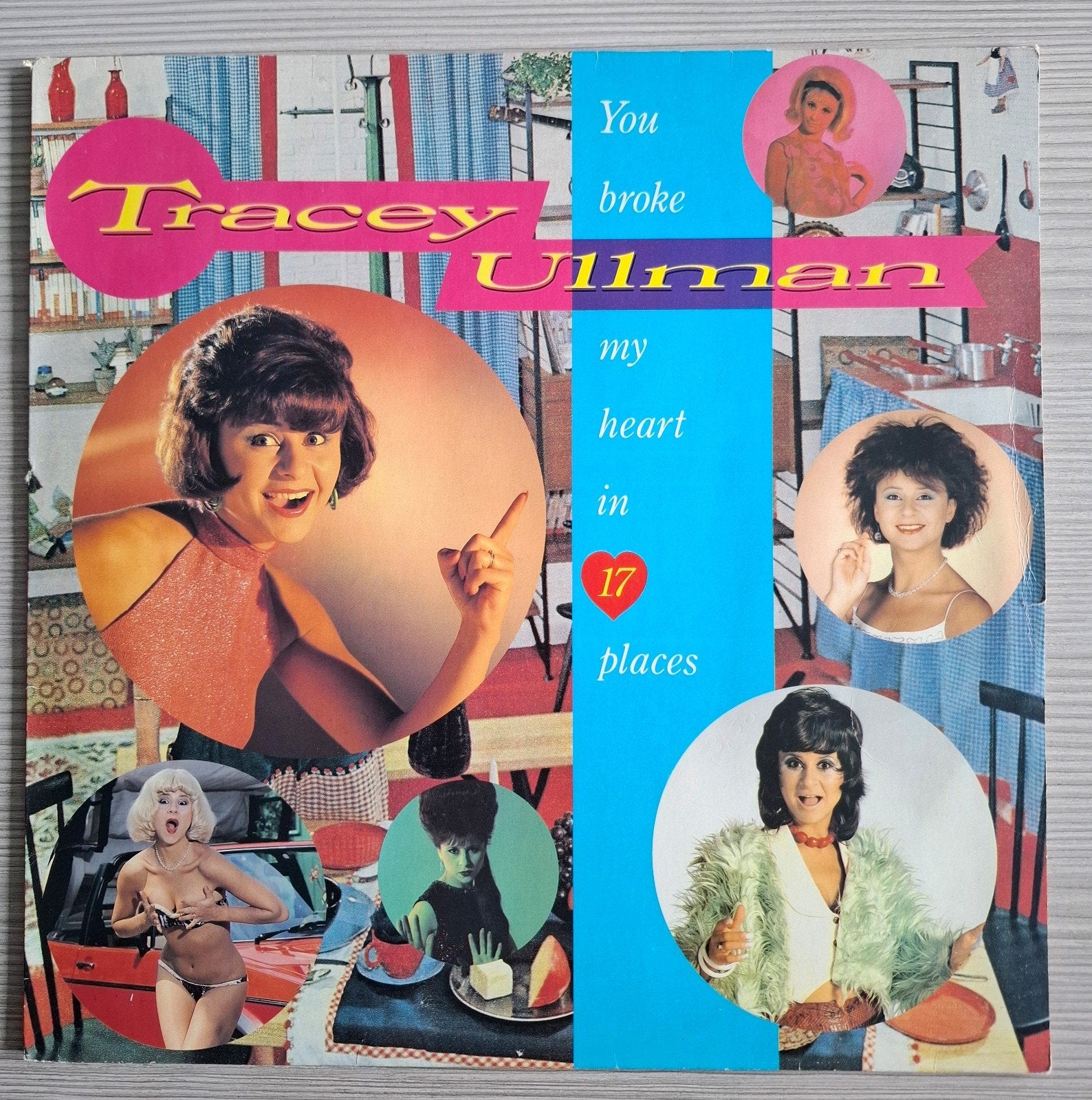 Tracey Ullman - You Broke My Heart In 17 Places. LP, Gebruikt, Fotohoes, 1980 - 1989, Ophalen of Verzenden