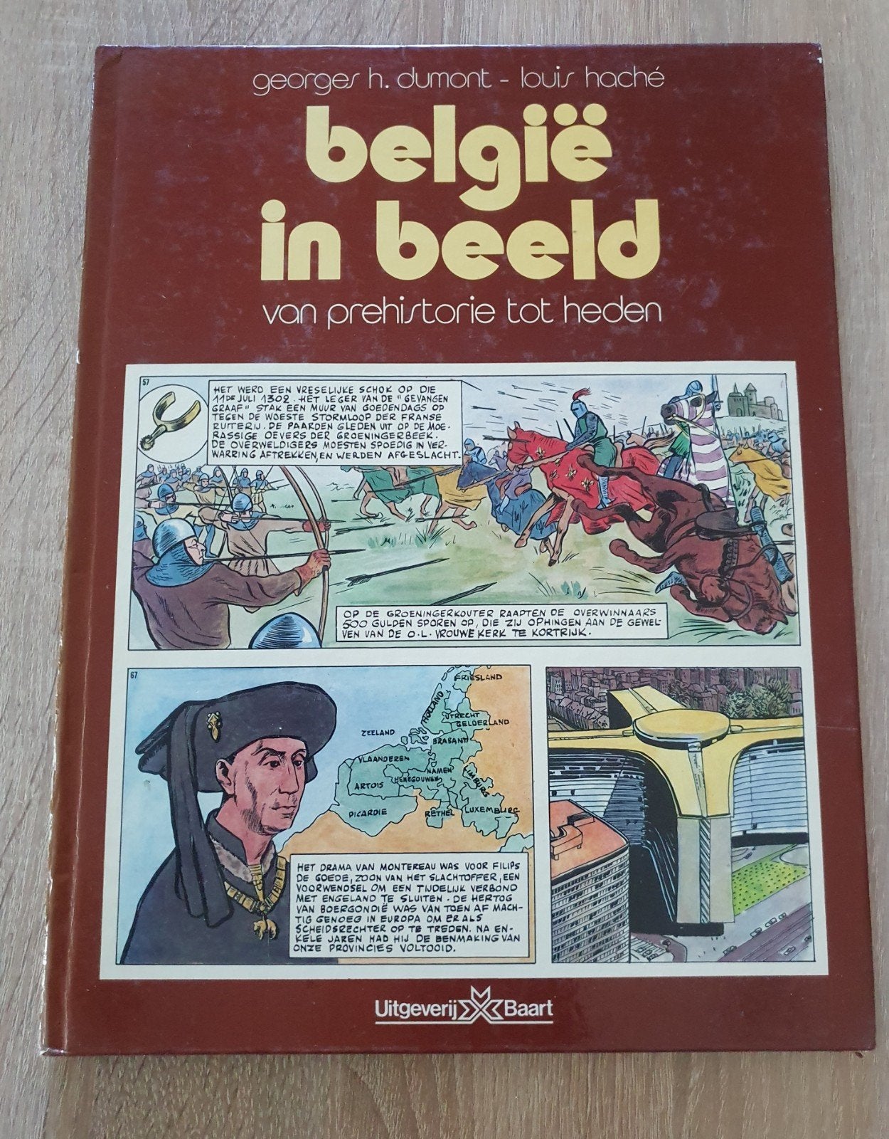 België in Beeld: Van Prehistorie tot Heden - Stripboek, Eén stripboek, Ophalen of Verzenden, Gelezen, Georges H. Dumont, Louis Haché