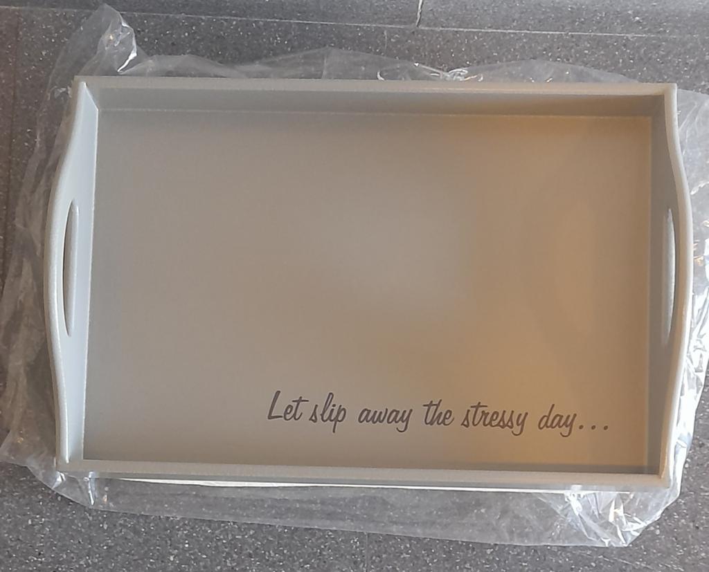 Decorative Serving Tray with Handles – Let slip away the str, Huis en Inrichting, Woonaccessoires | Dienbladen, Ophalen of Verzenden