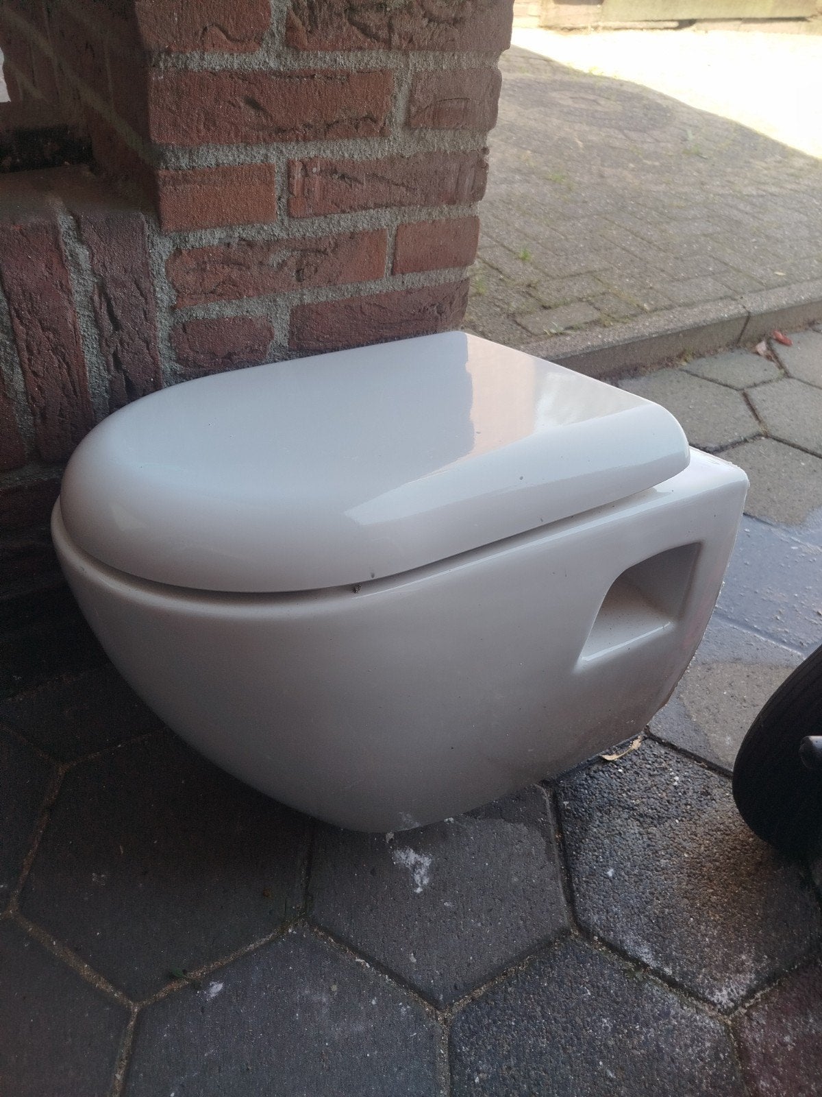 Hang toiletpot, Doe-het-zelf en Verbouw, Sanitair, Ophalen, Gebruikt, Toilet