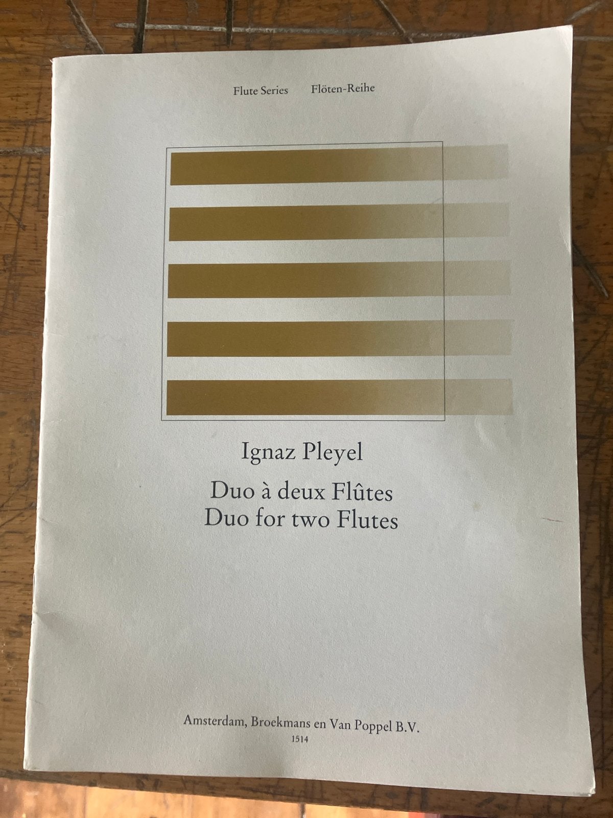 Ignaz Pleyel - Duo à deux Flûtes / Duo for two Flutes, Klassiek, Dwarsfluit of Piccolo, Ophalen of Verzenden, Zo goed als nieuw