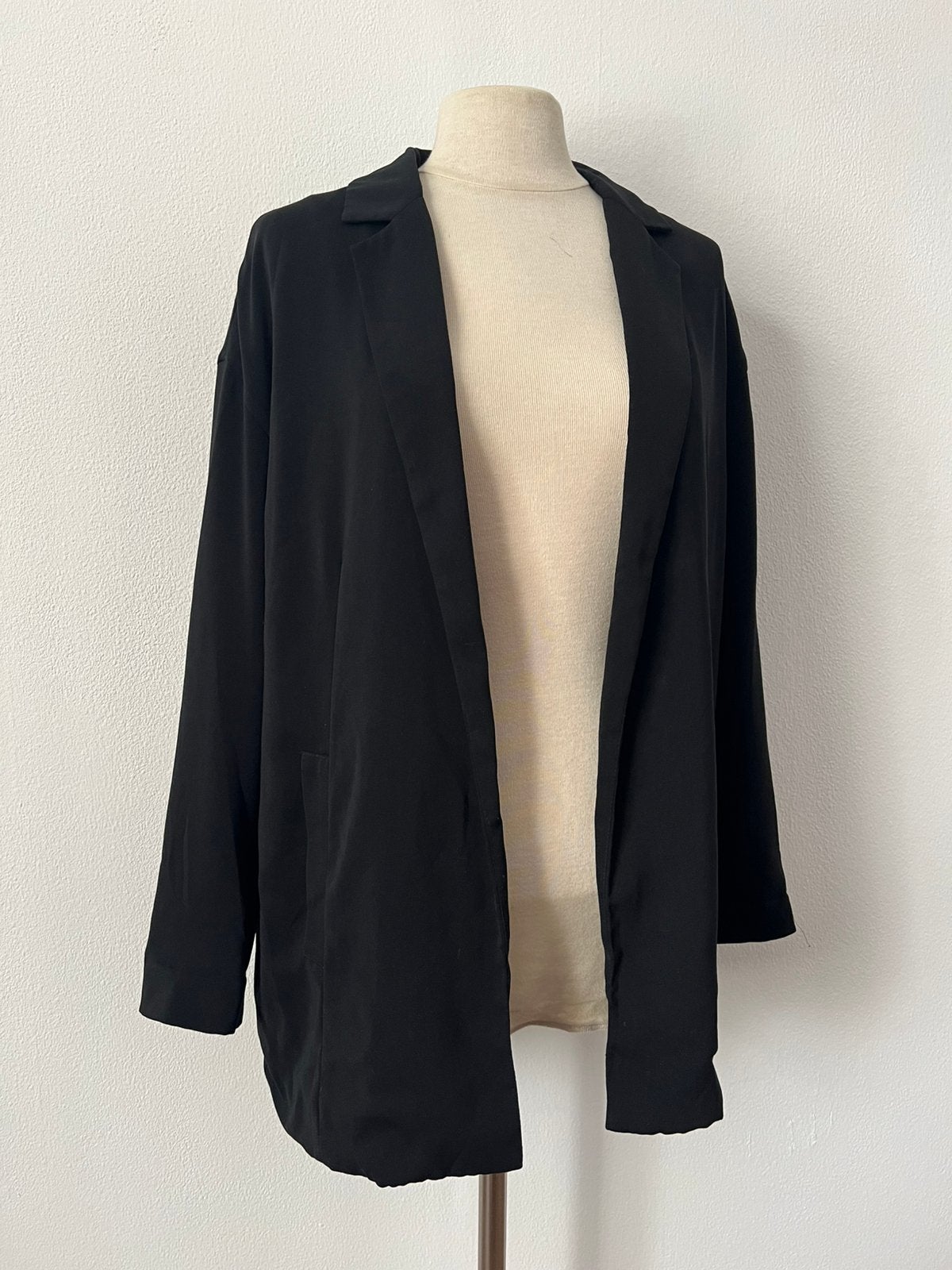 Zwarte oversized blazer, Zwart, Ophalen of Verzenden, Zo goed als nieuw, Jasje