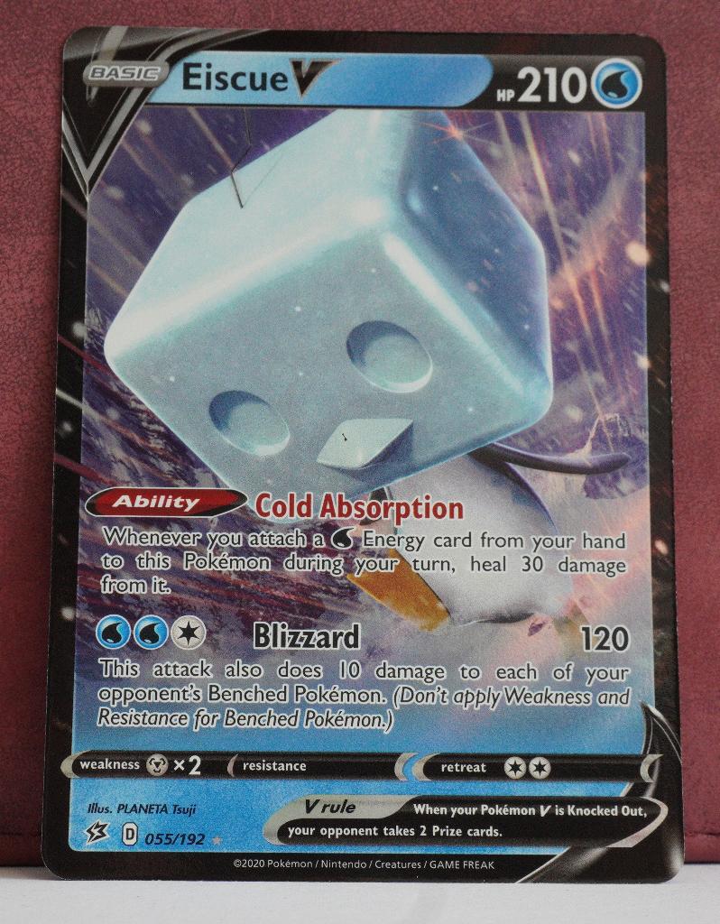 Eiscue V 055-192 Rebel Clash Pokémon Kaart, Verzenden, Nieuw, Losse kaart