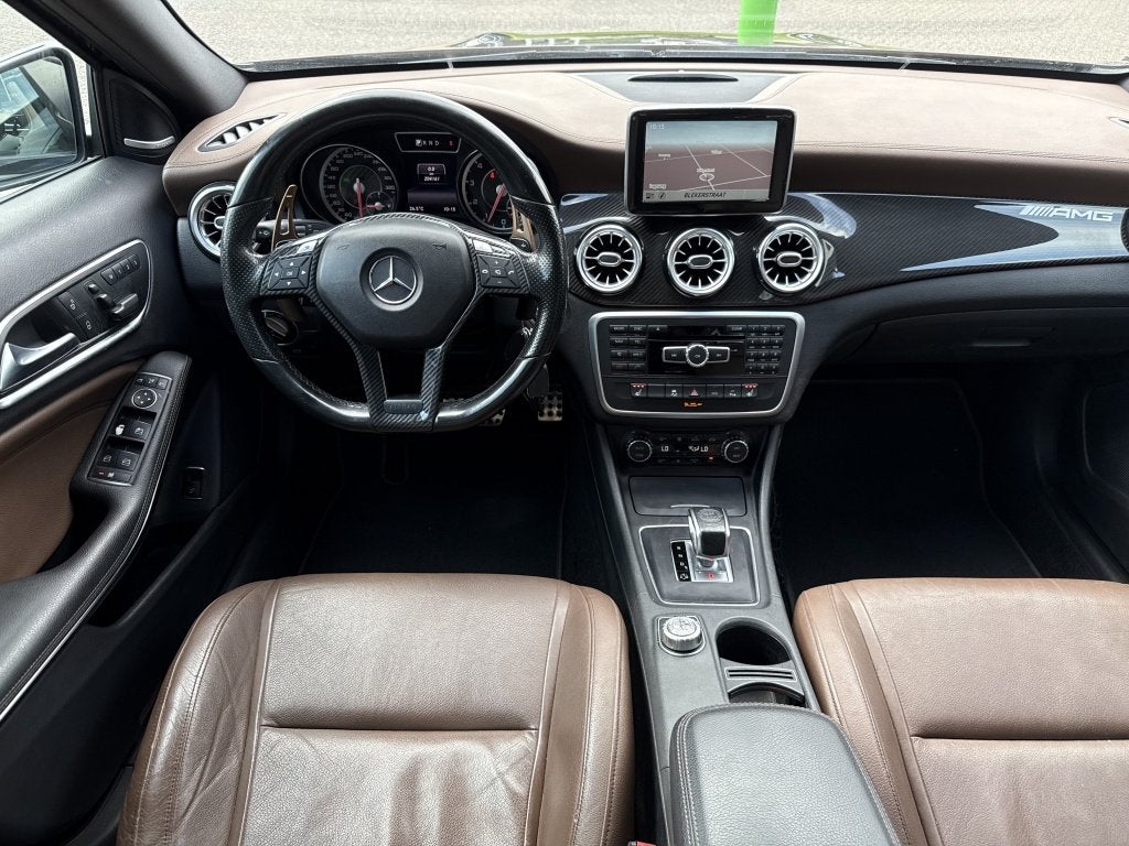 Mercedes-Benz GLA AMG 45 4Matic Edition 1 vol opties!, Auto's, Mercedes-Benz, Gebruikt, Euro 6, 4 cilinders, Zwart