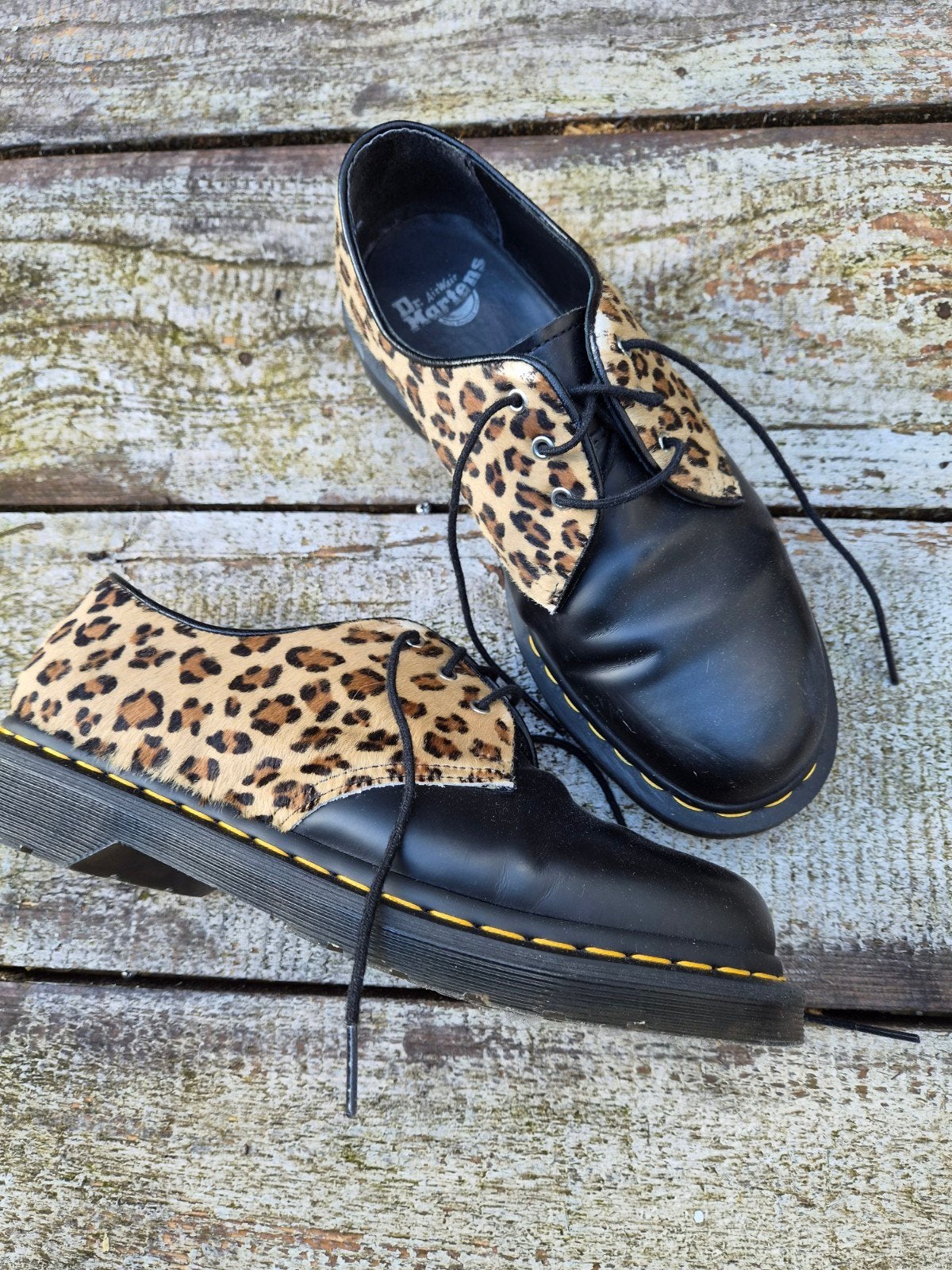 Dr. Martens 1461 Luipaard Print Schoenen, Schoenen met lage hakken, Zwart, Ophalen of Verzenden, Dr. Martens