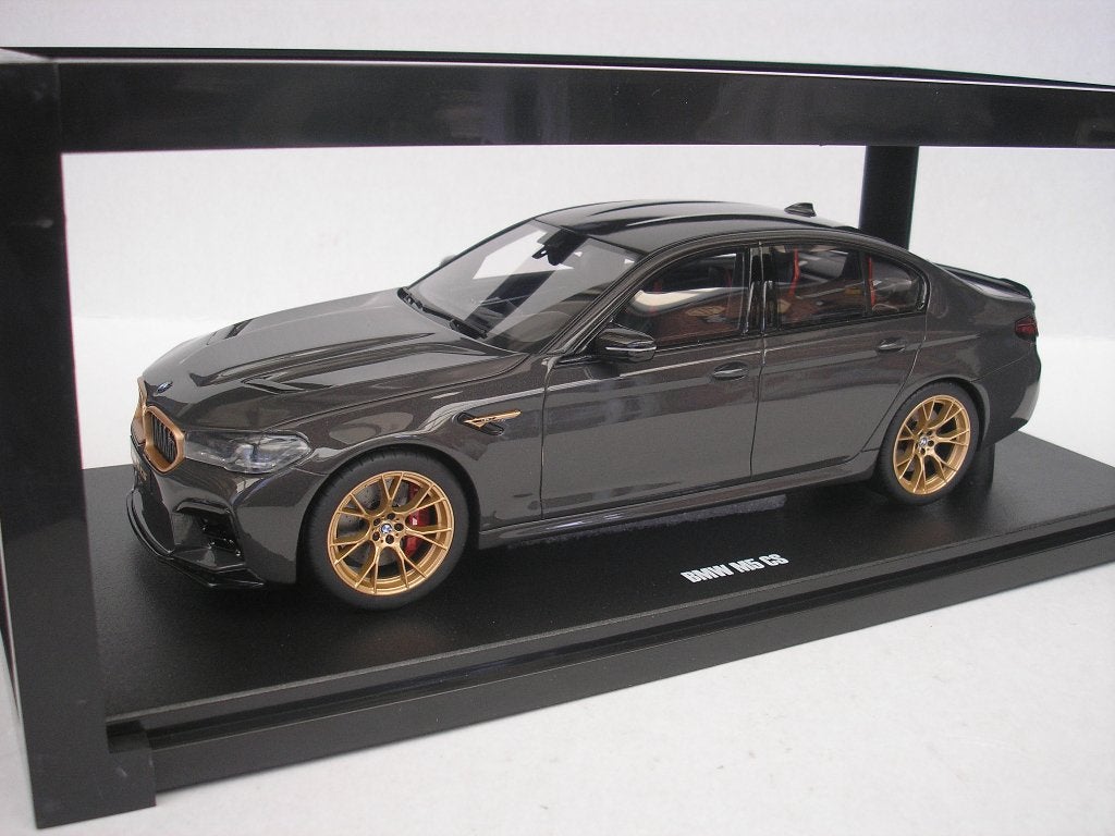 Bmw M5 CS 2021 Grey Metallic 1/18 GT Spirit, Ophalen of Verzenden, Nieuw, Auto, Overige merken