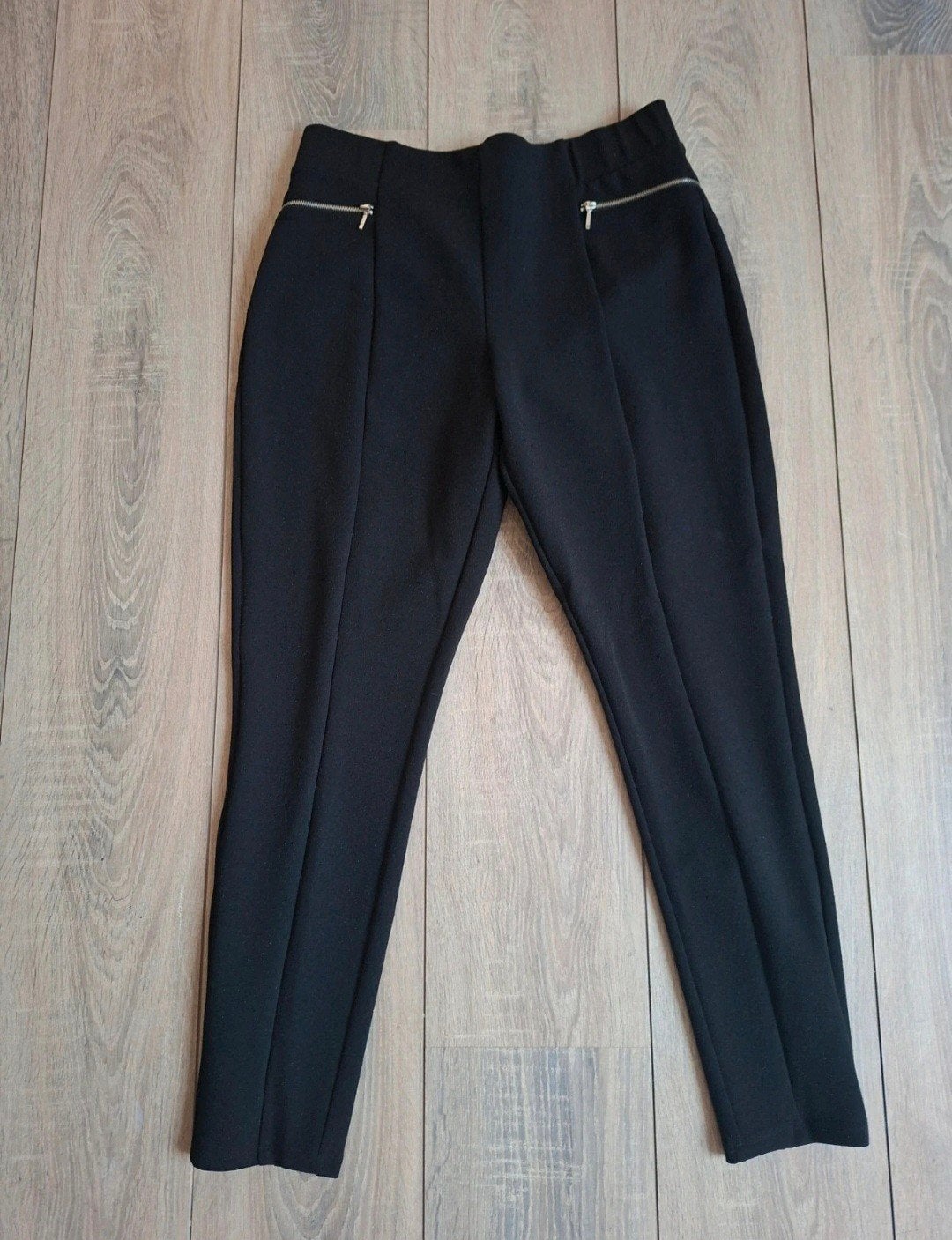 Zwarte broek MS Mode maat 44 - Zo goed als nieuw, Zwart, Maat 42/44 (L), Nieuw, Ophalen of Verzenden