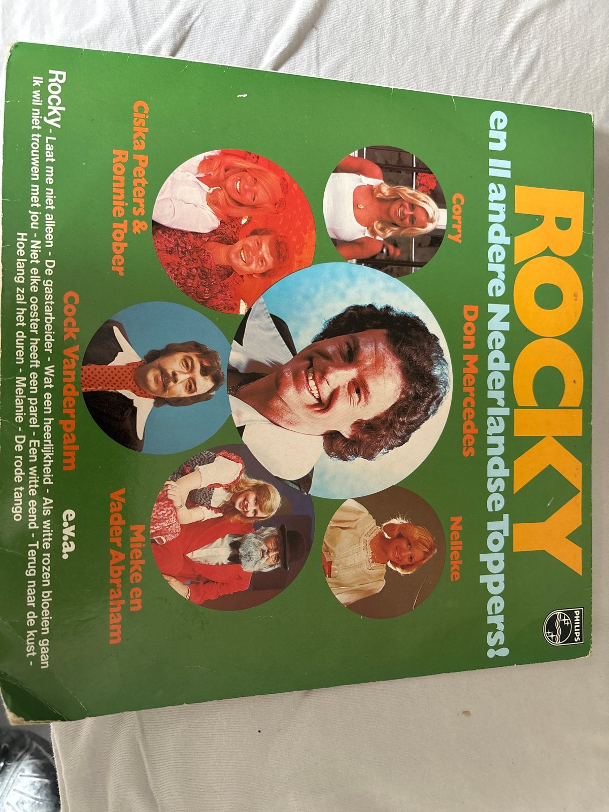 Rocky en 11 andere Nederlandse Toppers! LP Philips, Cd's en Dvd's, Vinyl | Nederlandstalig, LP, Gebruikt, Ophalen of Verzenden