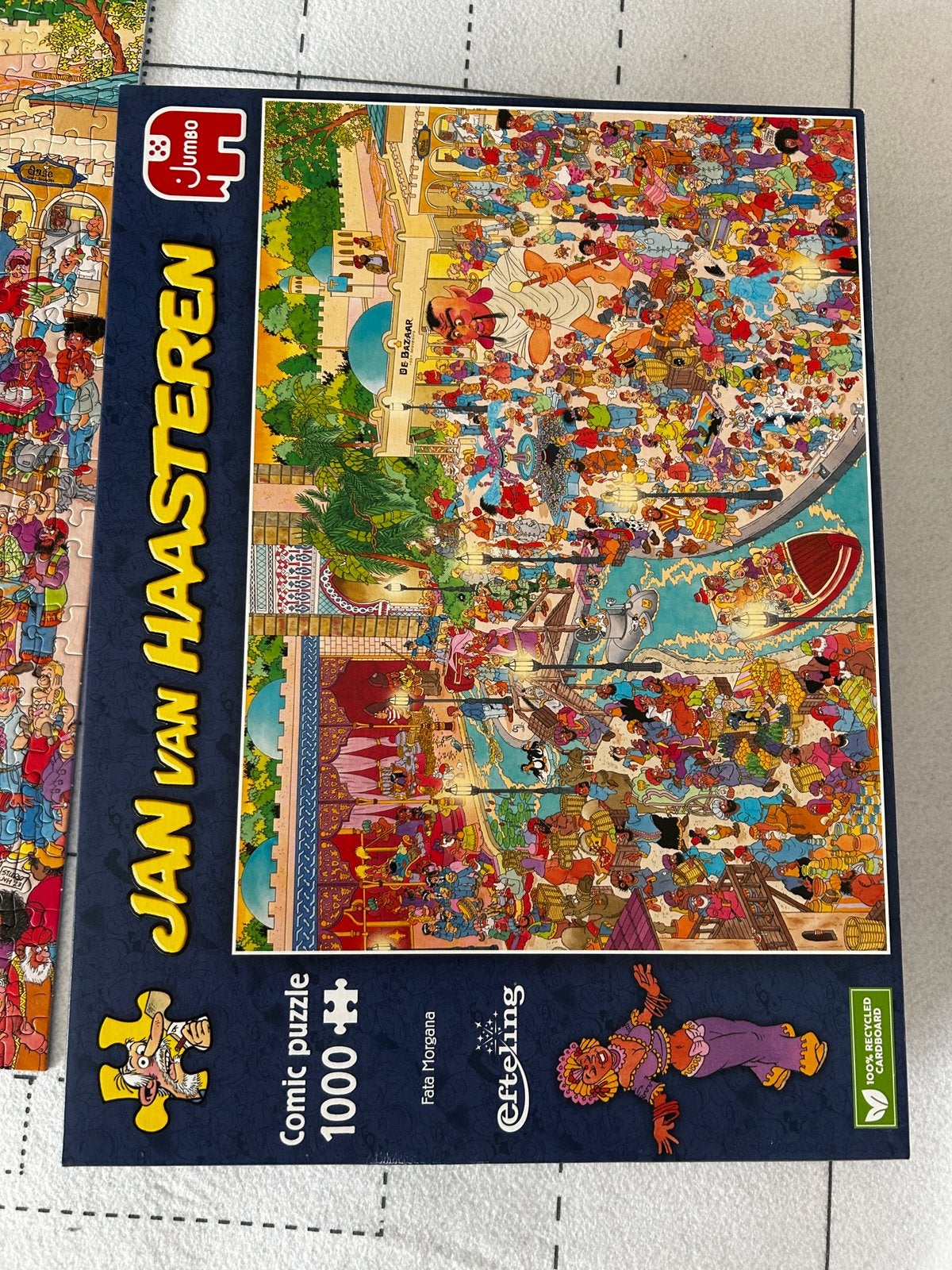 Jan van haasteren efteling puzzel, Hobby en Vrije tijd, Denksport en Puzzels, Ophalen, 500 t/m 1500 stukjes, Zo goed als nieuw
