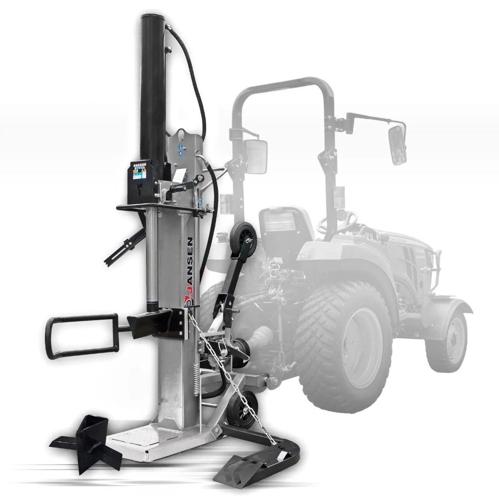 Jansen houtklover TS-30 – 30 ton, stamlift, aftakas, Tuin en Terras, Staand, Jansen, Nieuw, Ostersand 21, 49824 Emlichheim, Duitsland