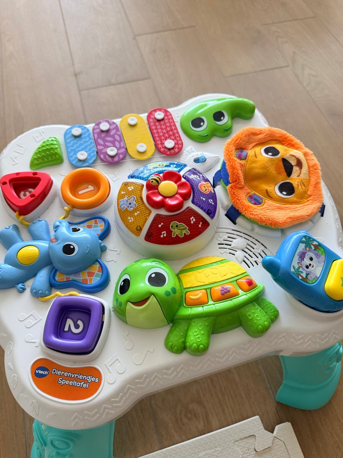 VTech Dierenvriendjes Speeltafel - Zo goed als nieuw, Ophalen, Zo goed als nieuw, Overige typen, Met licht