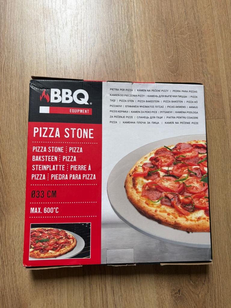 Bbq pizza steen 33cm nieuw, Ophalen of Verzenden, Nieuw