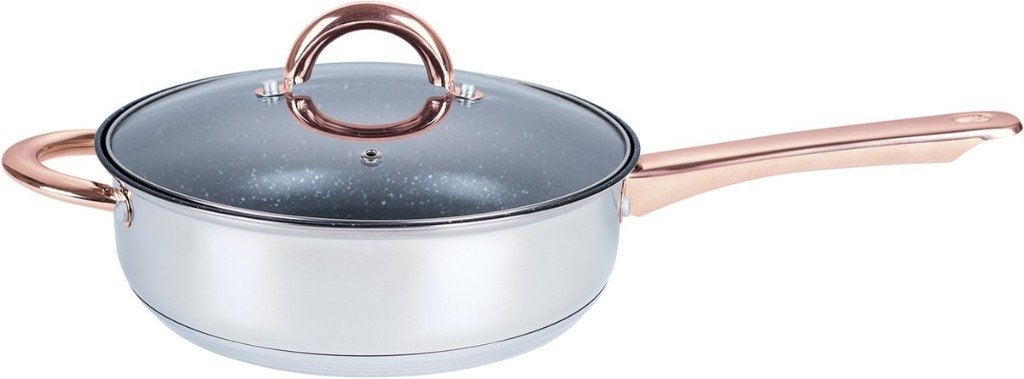 Casserra Italiana Luxe Pannenset 12-delig – Inductie, Huis en Inrichting, Van der KUnstraat 5, Casserra Italiana, Nieuw, Pannenset