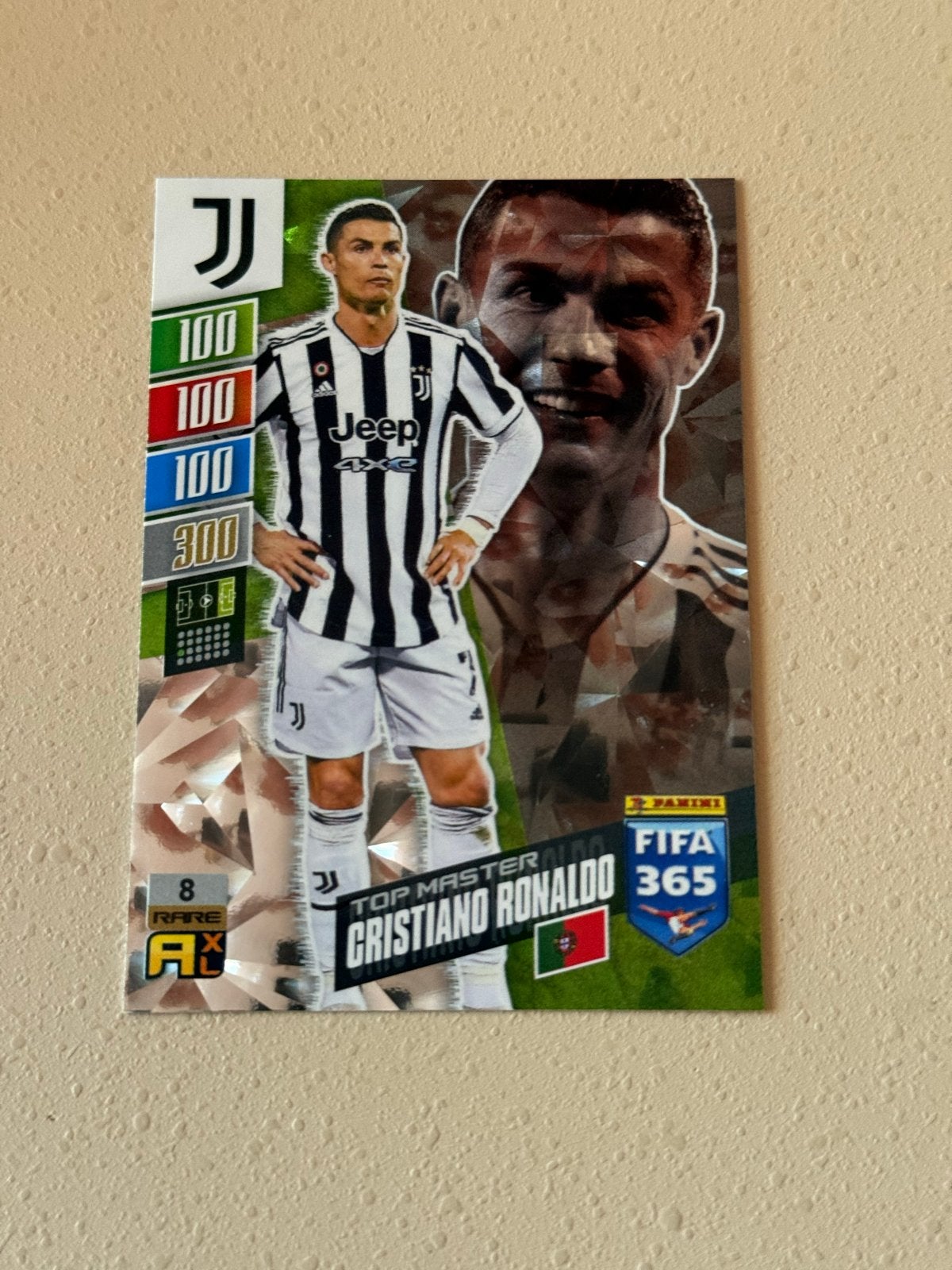 Cristiano Ronaldo Panini FIFA 365 Top Master kaart, Ophalen of Verzenden, Zo goed als nieuw, Buitenlandse clubs, Spelerskaart
